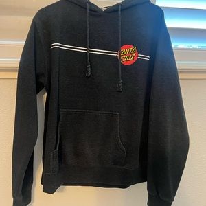 Kids XL, Santa Cruz beach boardwalk hoodie. Color grey